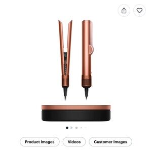 Dyson Airstraight Straightener- gently used. Amber Silk